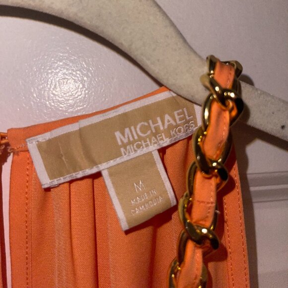 Orange Michael Kors Halter Top - Picture 2 of 3